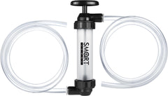 SMART JERRY clear-view siphon design for easy monitoring during fuel transfer.