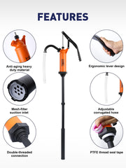 SMART JERRY pump with threaded connection for secure fit