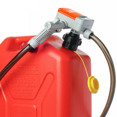 SMART JERRY durable, chemical-resistant hose endures fuel exposure.