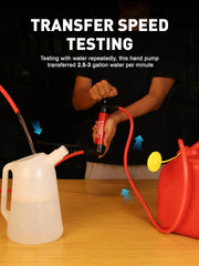 SMART JERRY multi-use pump doubles as an air compressor for inflatables.