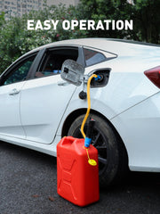 SMART JERRY pump shown in use with a container for secure handling.