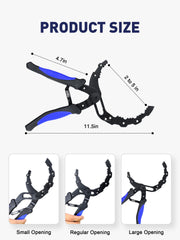 SMART JERRY self-adjusting spring tension adapts to size, saving time.