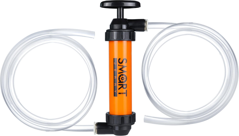 SMART JERRY Siphon Pump assembly demo showing fast setup for quick transfers
