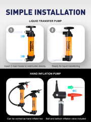 SMART JERRY Siphon Pump flow-rate test highlights efficient antifreeze transfer