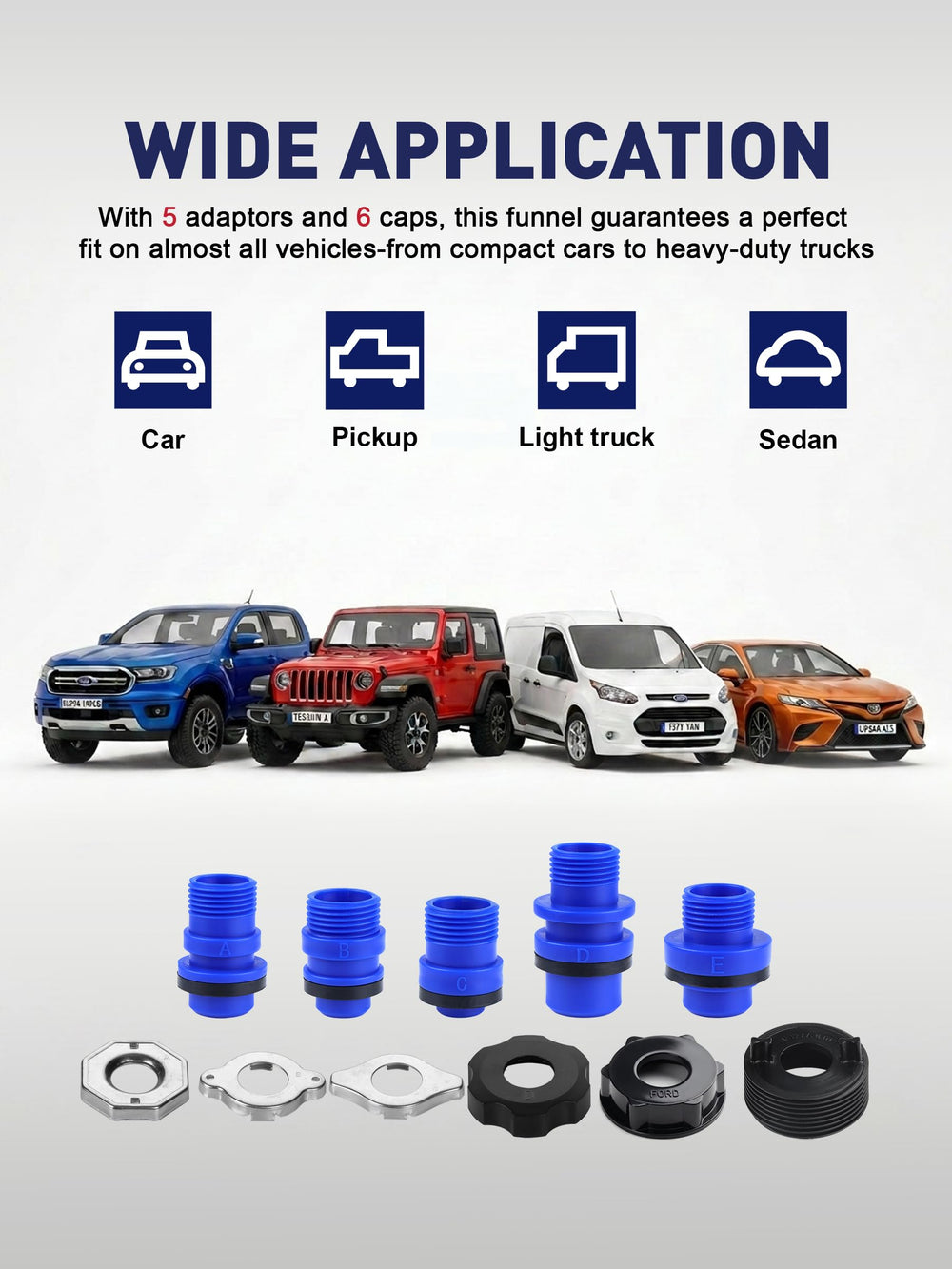 SMART JERRY spill-free operation supports cleaner engine bay during refills.