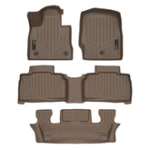 SMARTLINER 3-Row Floor Mats for Ford Explorer, front-driver view, all-weather protection.