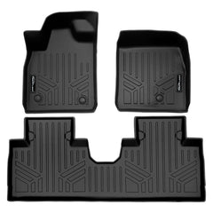 SMARTLINER Mach-E floor mat 2-row protects interior from mud and spills.