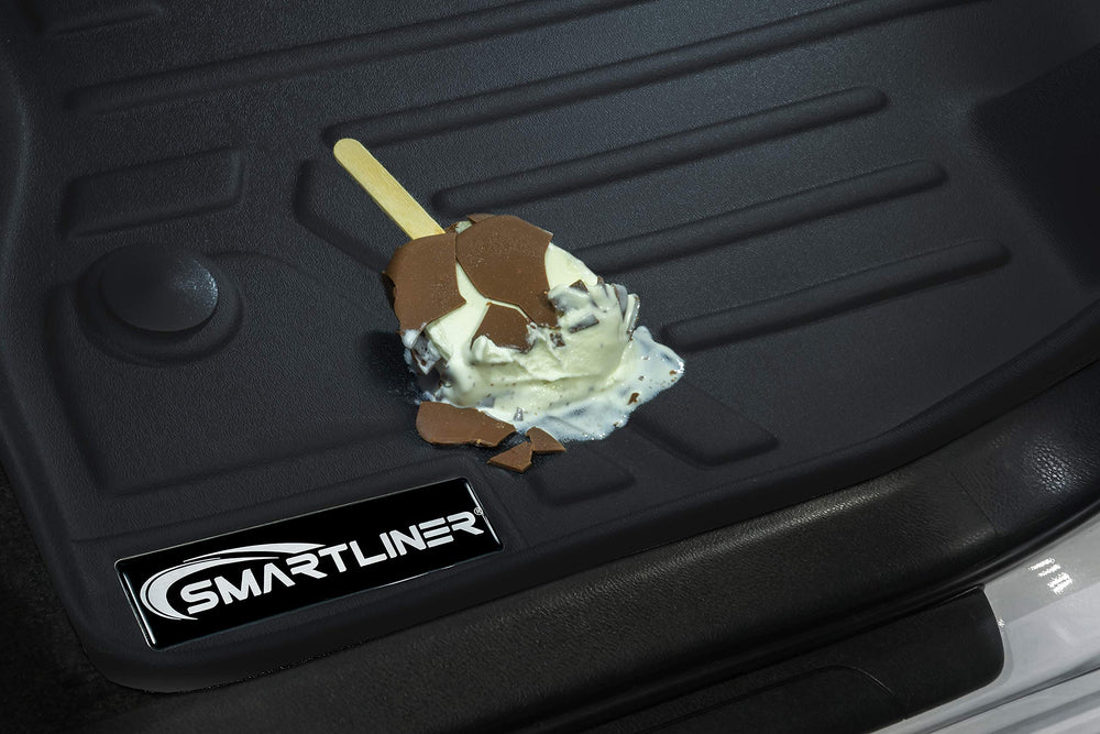 SMARTLINER raised lip design contains spills and protects carpets.