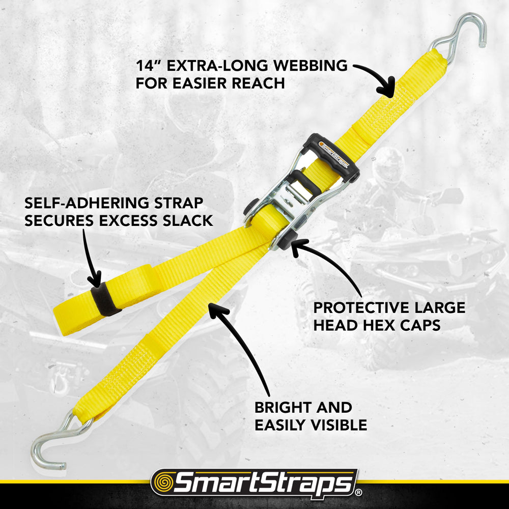 Soft tie loops preventing scratches on cargo with SmartStraps