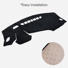 Smbabee glare-reducing dashboard cover creates a cooler cabin atmosphere