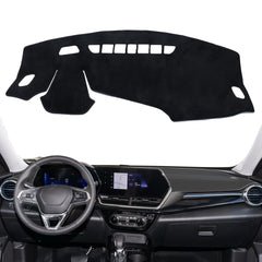 Smbabee dashboard cover for Chevy Trax 2024–2026 protects from sun glare without vent interference