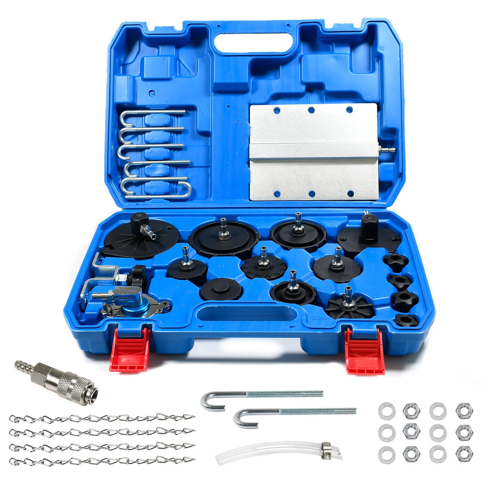 SMOTIVEPRO brake bleeder kit packaged for easy setup on site