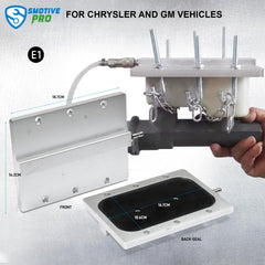 SMOTIVEPRO E1 Chrysler-GM aluminum adapter demonstrates strong, leak-free performance