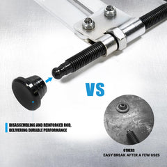 SMOTIVEPRO ergonomic rubber handle close-up illustrating comfortable grip.
