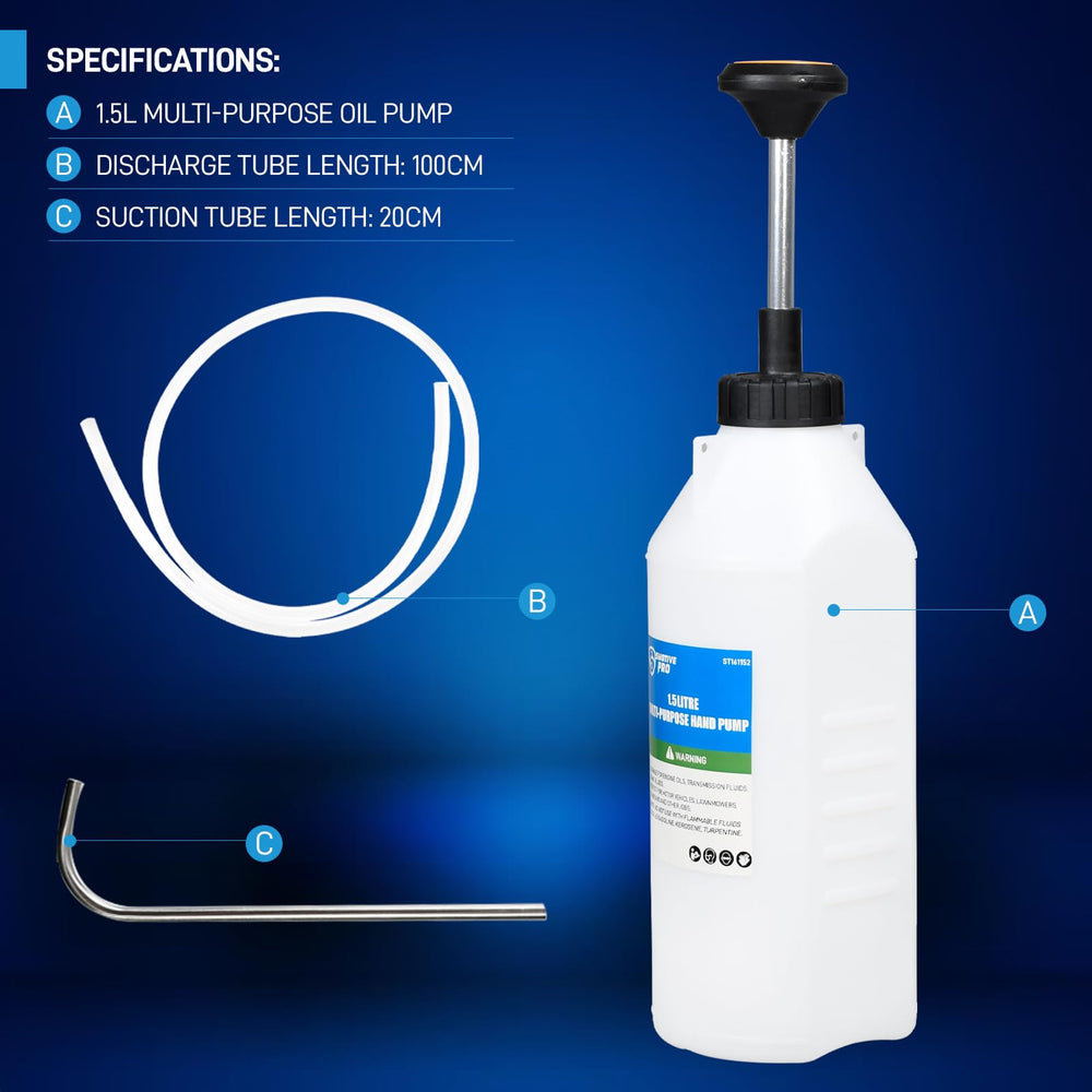 SMOTIVEPRO hose supports smooth absorption for controlled liquid transfer.
