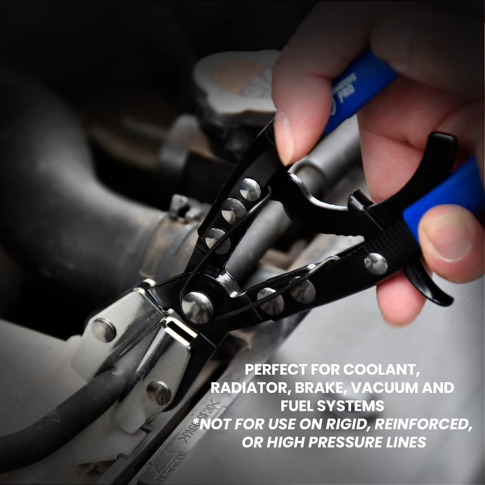 SMOTIVEPRO durable steel teeth ensure a firm hose grip.