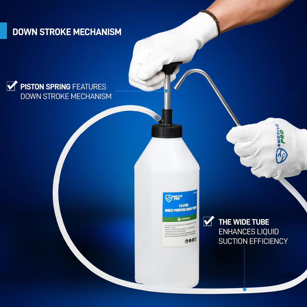 SMOTIVEPRO nozzle-seat bottom-discharge design enables spill-free operation.