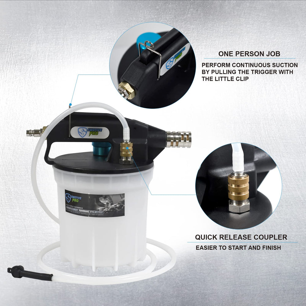 SMOTIVEPRO universal hoses and 17 ports fit most brake systems for flexibility.