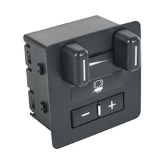 SMTRUILAN trailer brake switch dashboard close-up showing precise control for towing