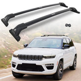 Snailfly crossbars compatibility for Jeep Grand Cherokee L enabling secure rooftop cargo.