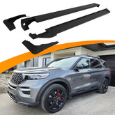 Snailfly running boards installed on Ford Explorer side step for easy entry.