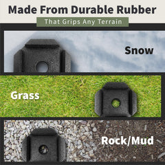 SnapPad Mini Square 5 compatible with 5.75-inch round feet.