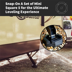 SnapPad Mini Square 5 made in USA from recycled tire crumb.