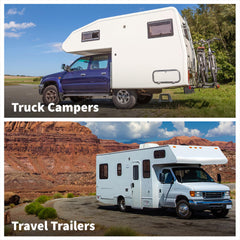 SnapPad Mini Square 5 protects jack feet from gravel and moisture.