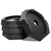 SnapPad XTRA 4-Pack under RV jack feet for quick installation and stability.