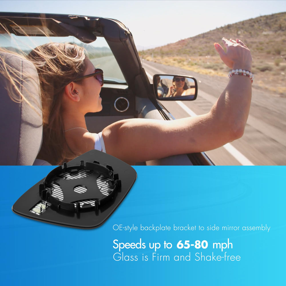 SNEMEEY ABS backing plate delivers durability in extreme temperatures.