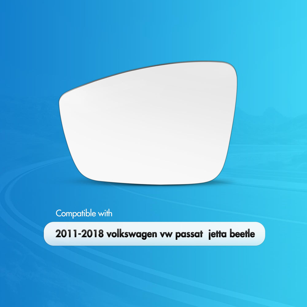 SNEMEEY chromed-glass left mirror provides a clearer view for safer driving.