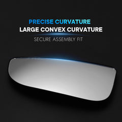 SNEMEEY tow mirror assembly with OE-style snaps ensures secure fit