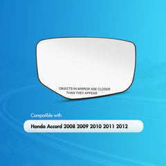 SNEMEEY Honda Accord passenger-side mirror glass delivers a clearer rear view.