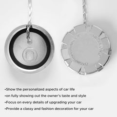 Snobli Kenworth cap featuring long stainless chain and bail for secure use.