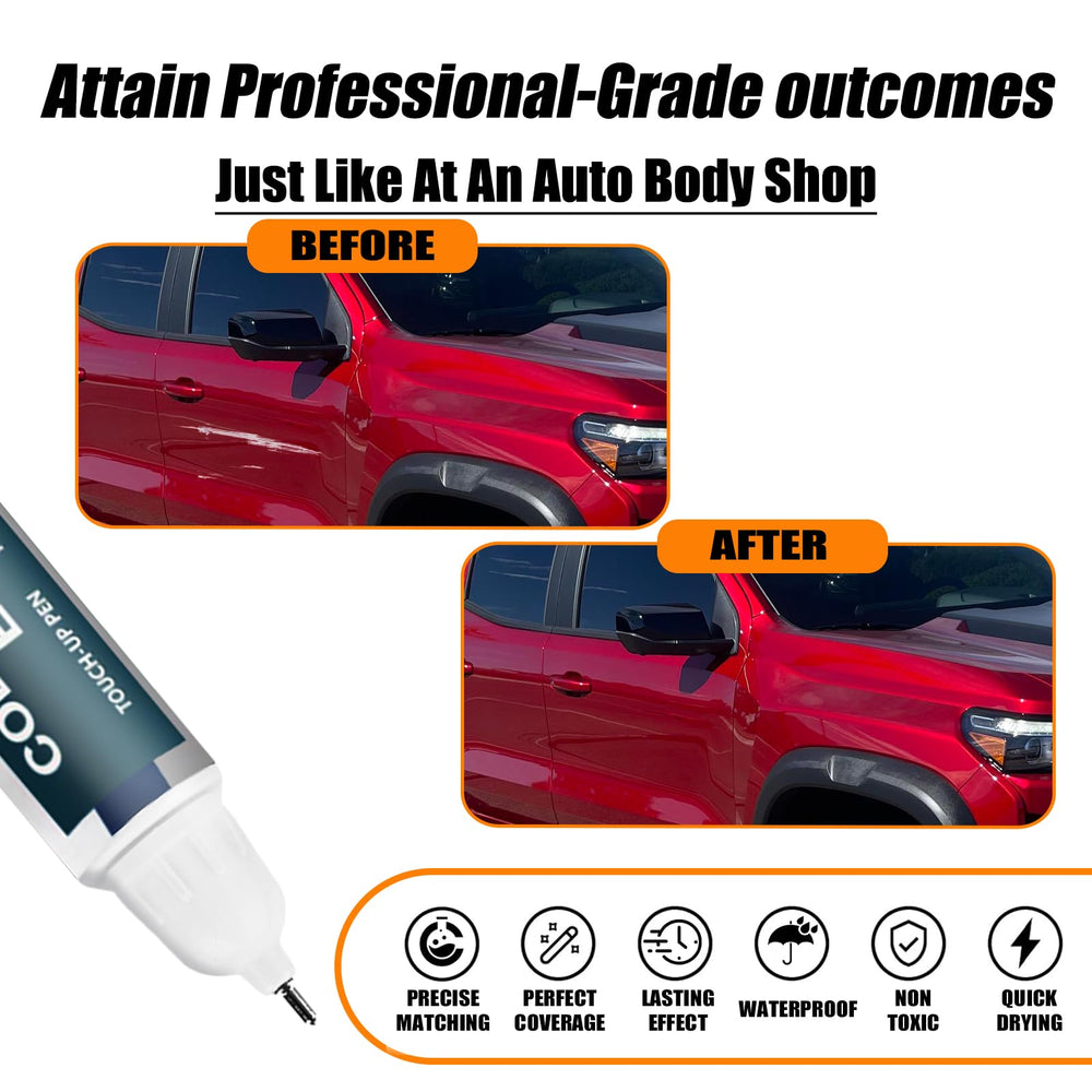 SNSIR Radiant Red Tintcoat pen and brush enable quick on-site touch-ups