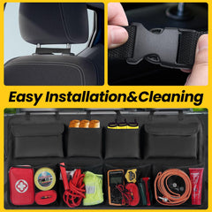 Snuopfy trunk organizer dimension highlight 39.5 by 18 inches for ample storage.