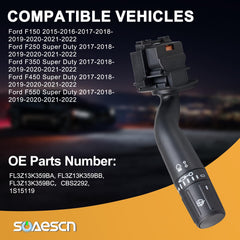 SOAESCN rain-sensing wipers feature improves visibility in rain.