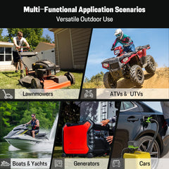 SoakSea pump handles gasoline, diesel, and kerosene for versatile fueling.