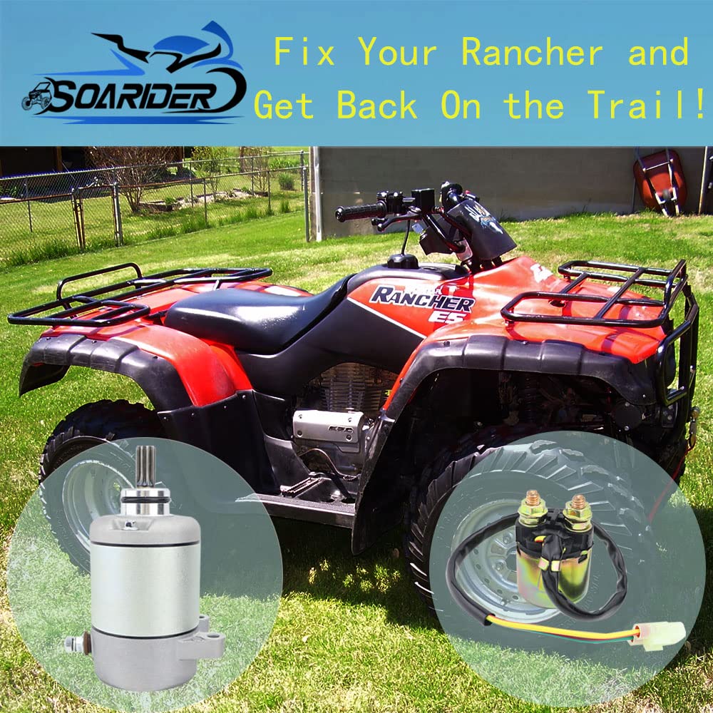 Soarider durable engineered starter designed for ATV use.