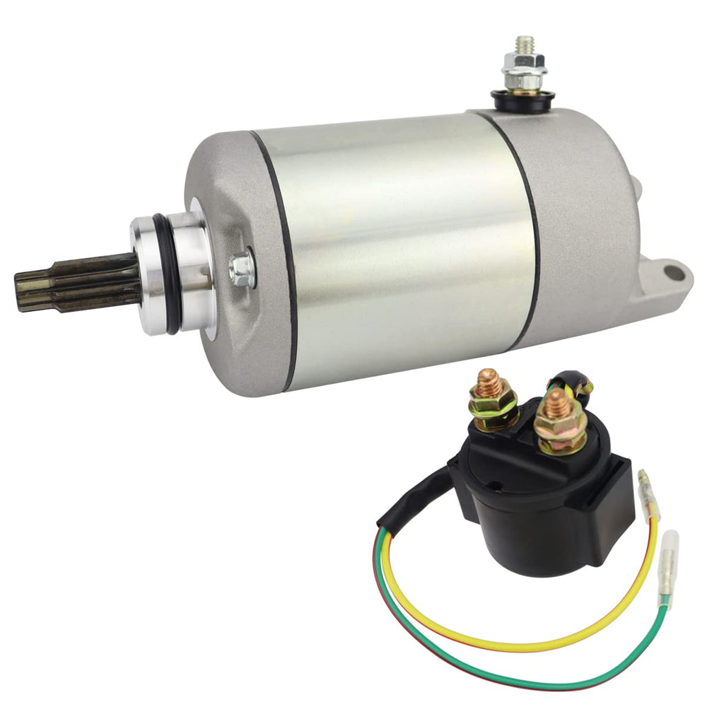 Soarider starter motor for Honda TRX300EX — close-up of the 12V unit for reliable starts