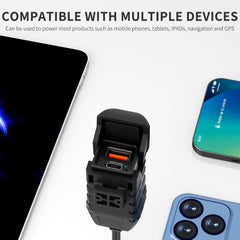 SOBMOTO dual ports auto-adjusting output across 12-24V systems on street or trail