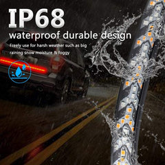 SOCAL-LED LIGHTING Four-function lighting options customize signaling for different situations.