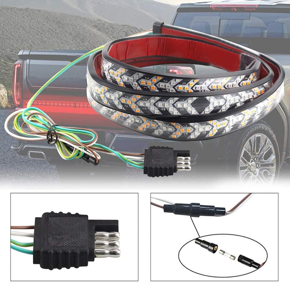 SOCAL-LED LIGHTING Red Brake Light with Strobe increases visibility when braking for safer stopping.