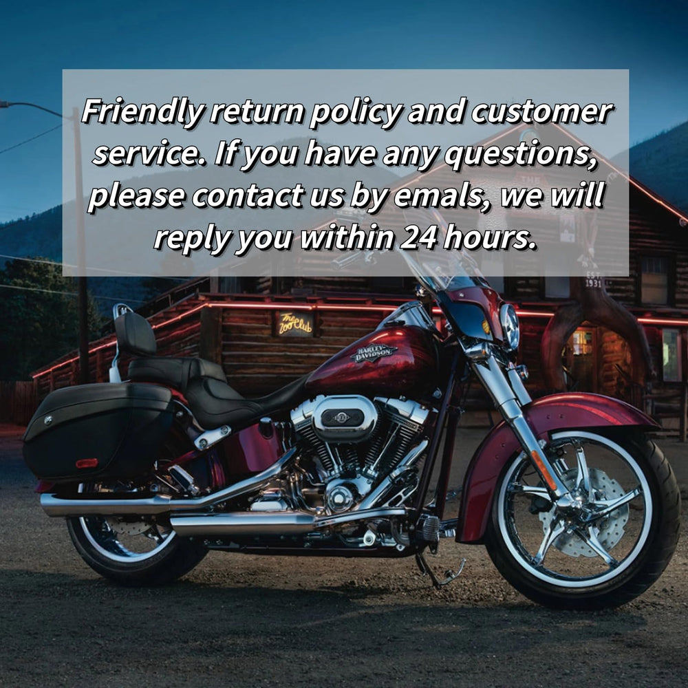 4x7 license plate compatibility suits Harley models and select Honda VTX.
