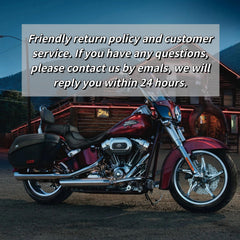 4x7 license plate compatibility suits Harley models and select Honda VTX.