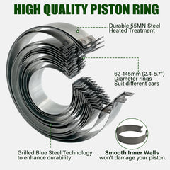 Socpuro piston ring installing pliers in action with adjustable jaws