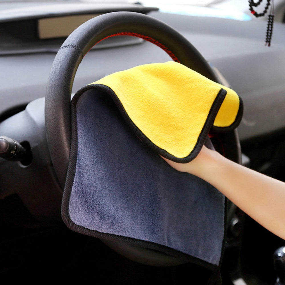 SOFTBATFY microfiber is lint-free and swirl-free for spotless detailing results.