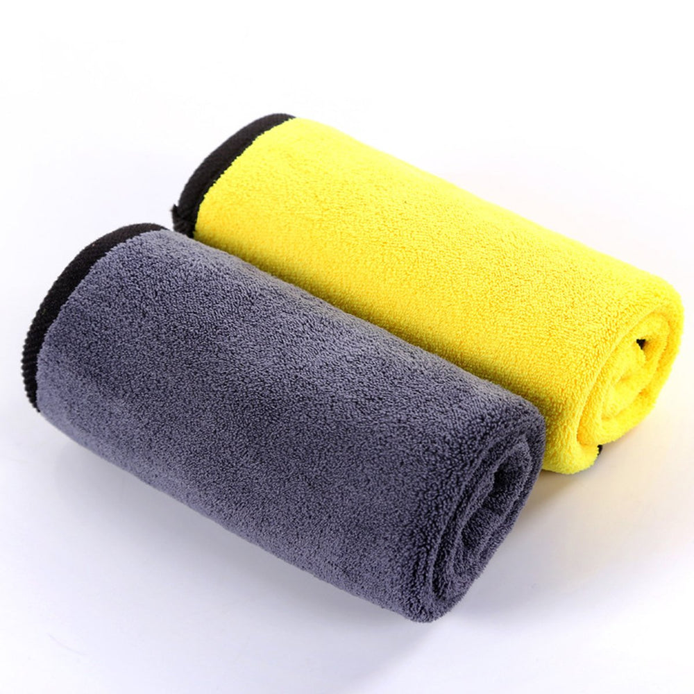 SOFTBATFY double-side plush towel delivers scratch-free cleaning on smooth surfaces.