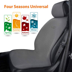 Sojoy IsoTowel machine-washable seat cover for easy cleaning.