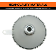 Solalithosys universal automotive funnel for oil, diesel, and other liquids.